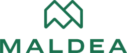maldea zeleni logotip s tekstom
